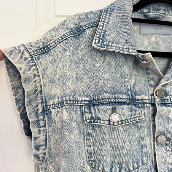 Blank NYC Denim Romper Head Backstage - Picture 9 of 14